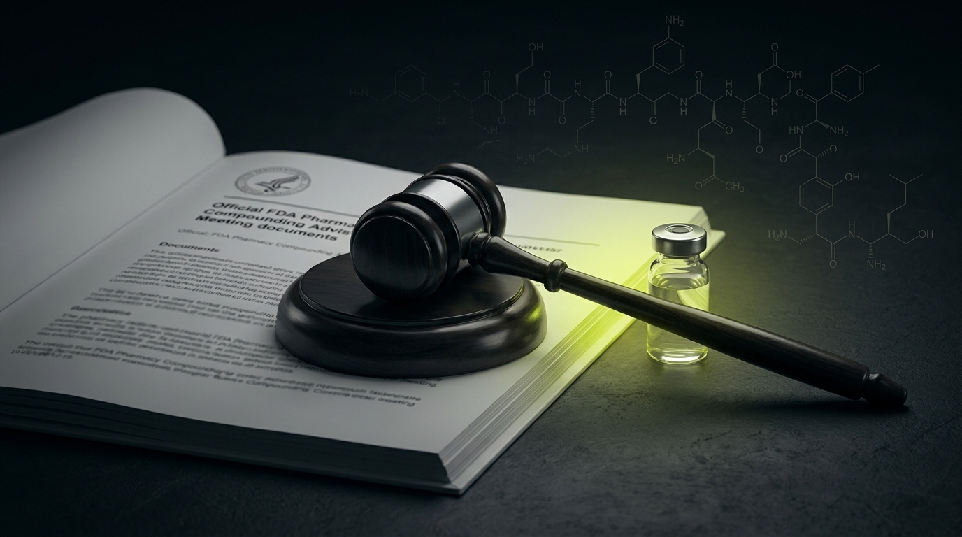 FDA PCAC July 2026: What to Expect for BPC-157, TB-500, KPV, MOTS-c, Semax, Epitalon, DSIP | Peptadex